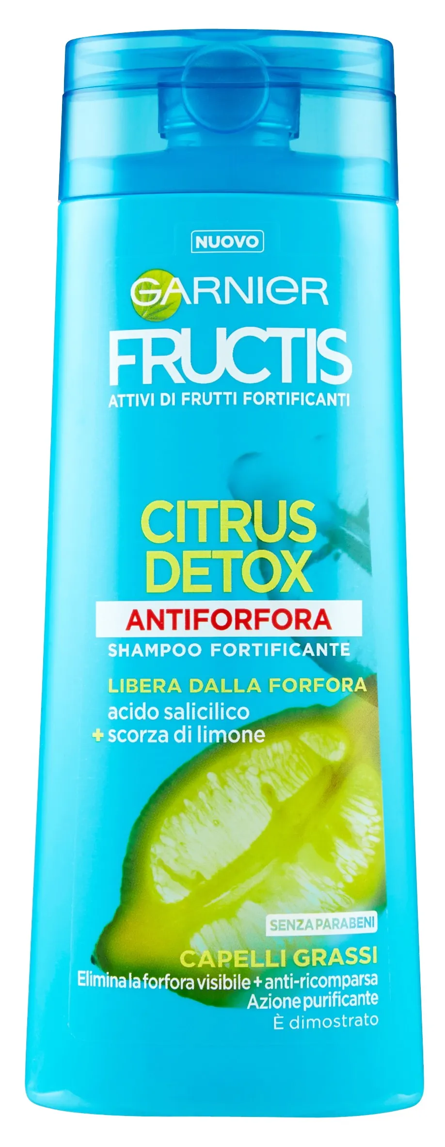 "GARNIER Fructis Shampoo Antiforfora Citrus-Detox Grassi 250 Ml. Shampoo Capelli"