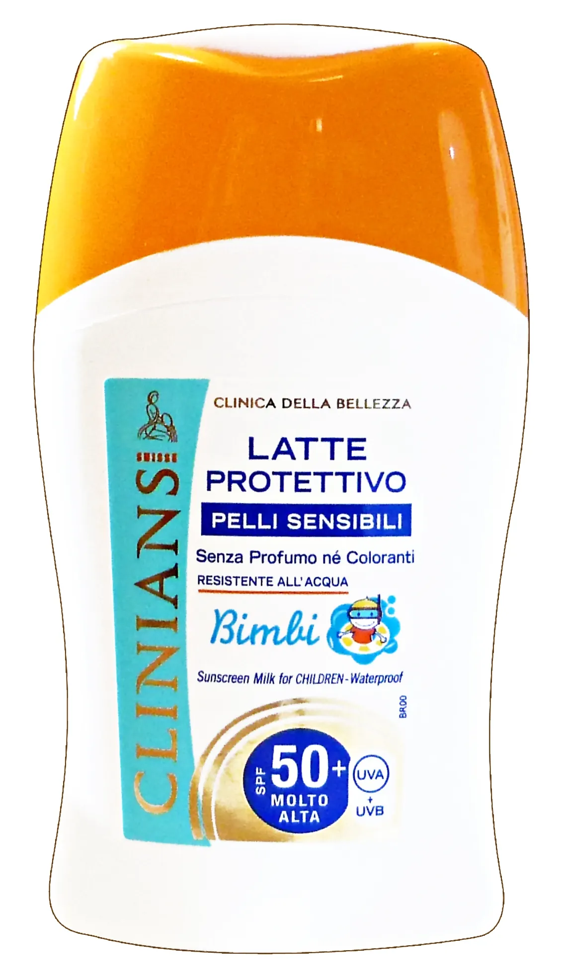"CLINIANS Fp50+ Latte Bimbi 150 Ml Protezione Solare Estate"