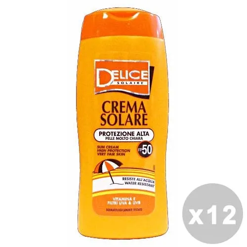 "DELICE Set 12 DELICE Fp50 crema solare 250 ml. - prodotti solari"