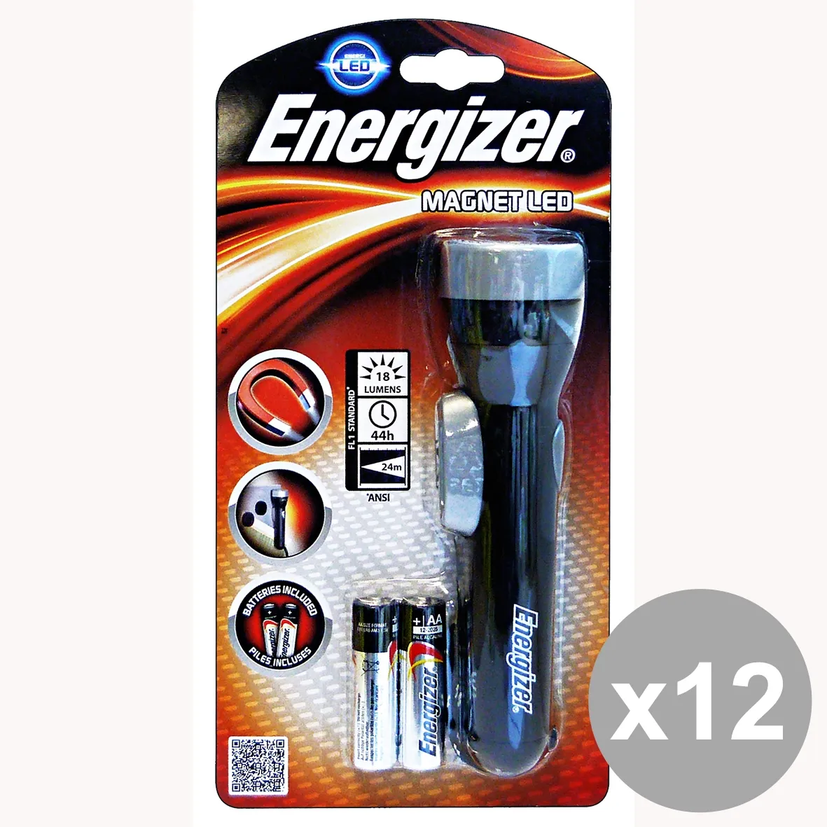 "Set 12 ENERGIZER Torcia LED Con Magnete Elettricitâ??Ã¡"