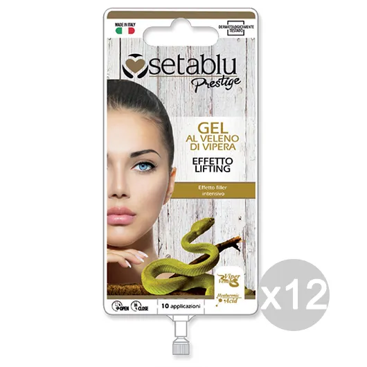 "Set 12 SETABLU Viso Gel Al Veleno Di Vipera 15 Ml Cura Del Viso"