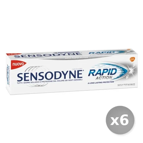 "Set 6 SENSODYNE Dentifricio Repair &protezione Extra Fresh 75 ml Prodotti per il Viso"