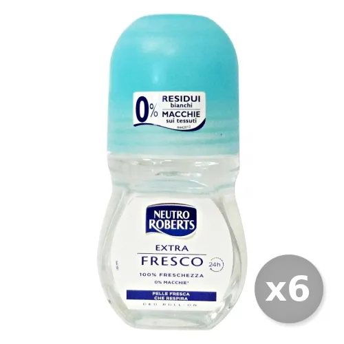 "NEUTRO ROBERTS Set 6 Deodorante Roll-On Extra Fresco 50 ml Cura del corpo"
