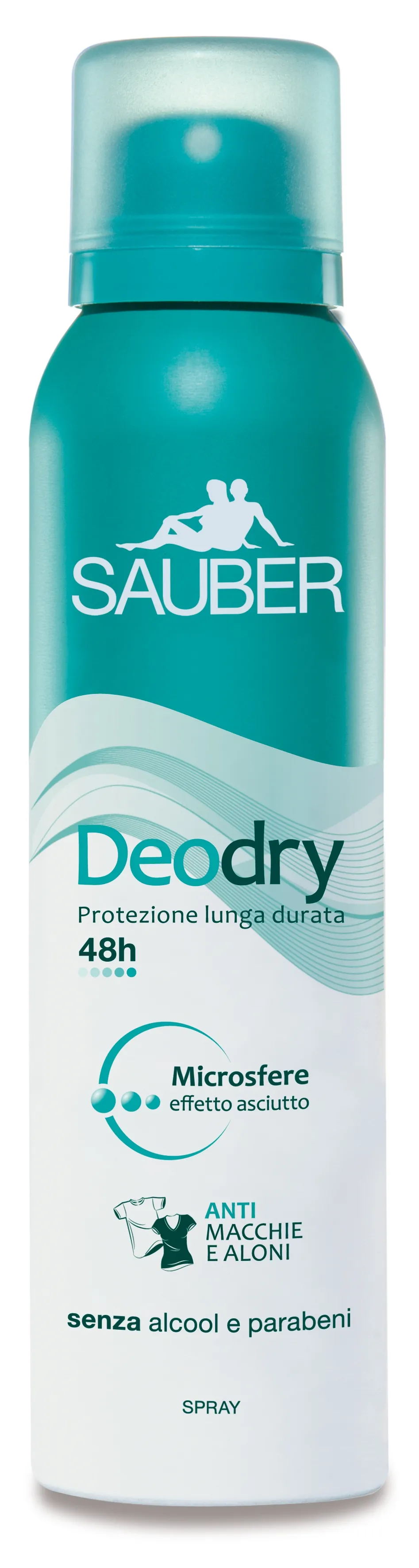 "SAUBER Dedorante spray Deodry 100 ml - Deodorante Femminile E Unisex"