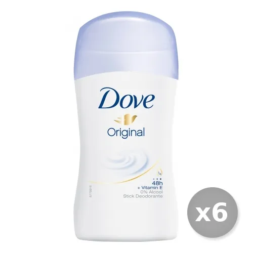 "Set 6 DOVE Deodorante Stick Original 30 ml Igiene E Cura del corpo"