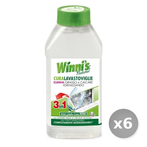 "Set 6 WINNI'S Curalavastoviglie 250 ml prodotto detergente"