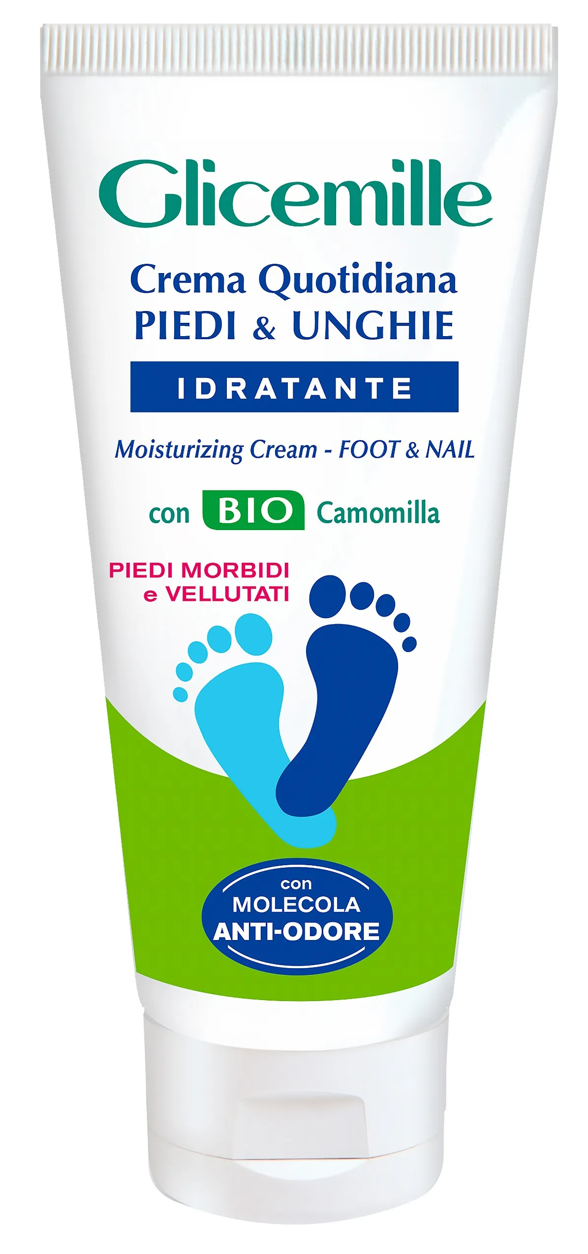 "GLICEMILLE Piedi Crema Idratante Quotidiana Cura della pelle 100 ml"