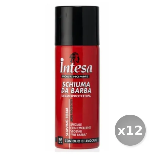 "Set 12 INTESA Schiuma Barba Viaggio 50 ml Profumi"