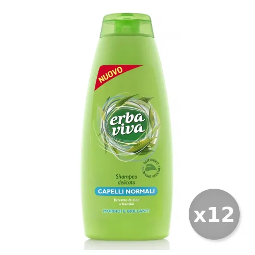 "Set 12 ERBA VIVA Shampoo Capelli NormalI 500 ml Prodotti Per capelli"
