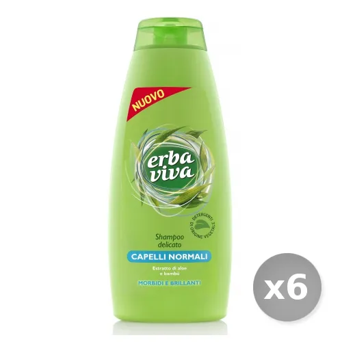 "Set 6 ERBA VIVA Shampoo Capelli Normali 500 ml Prodotti per Capelli"