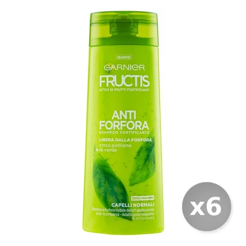 "Set 6 GARNIER Fructis Shampoo Antiforfora Normali 250 ml Prodotti per Capelli"
