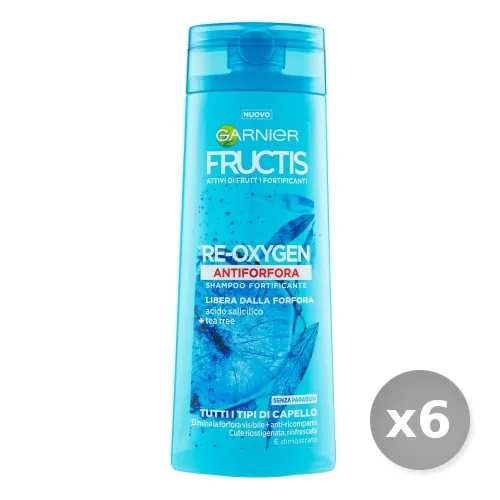 "Set 6 GARNIER Fructis Shampoo Re-oxygen 250 ml Prodotti per Capelli"