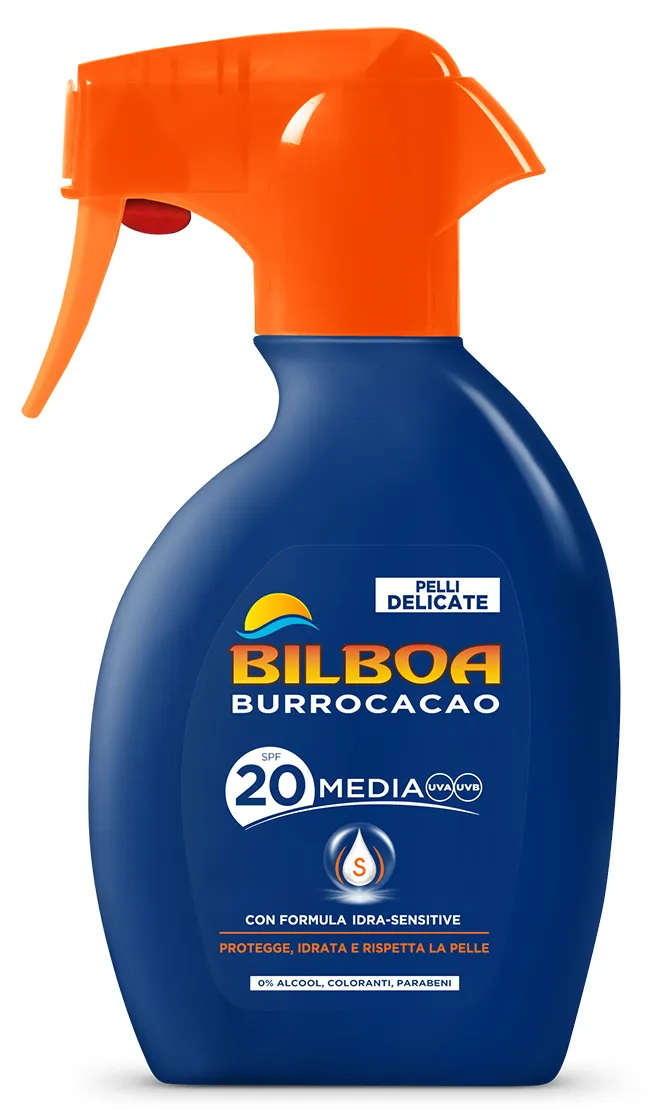 "BILBOA Fp20 burrocacao trigger 250 ml prodotto solare per le labbra"