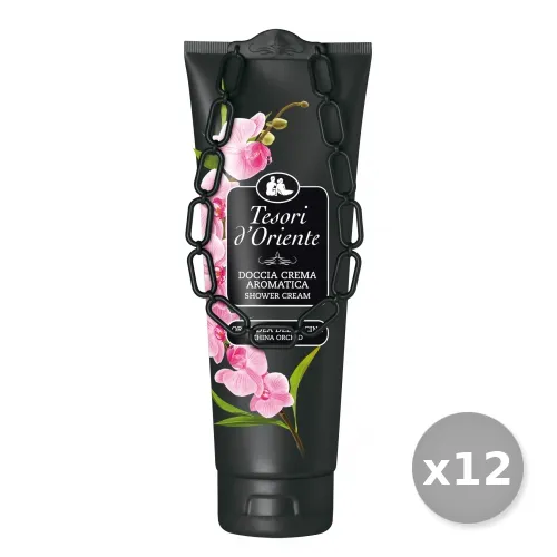 "Set 12 TESORI D'ORIENTE Doccia Orchidea 250 ml Prodotto Bagno E Doccia"