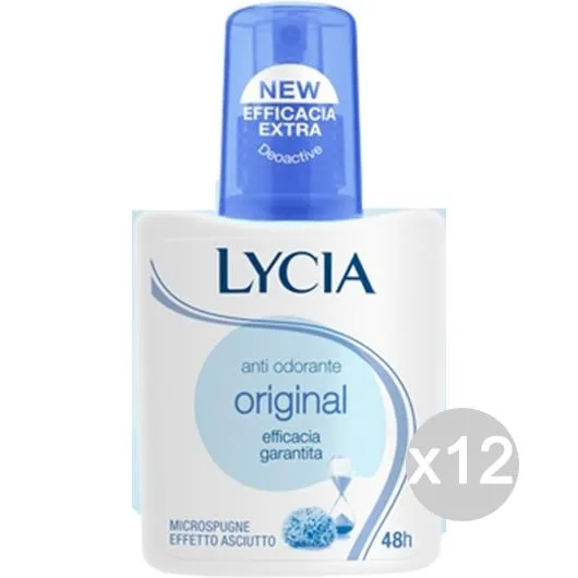 "Set 12 LYCIA Deodorante Spray 75 Original-Neutro 53031 Cura E Igiene Del Corpo"