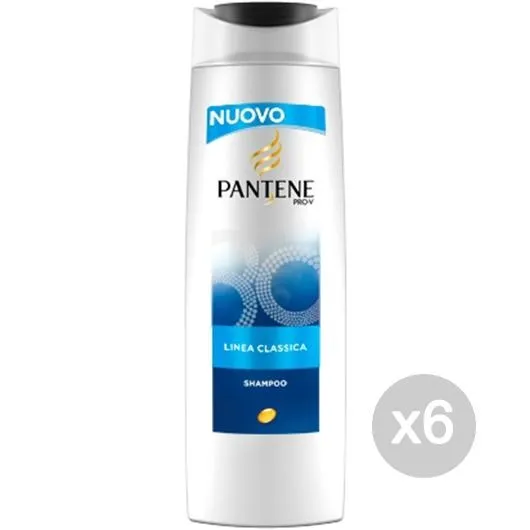 "Set 6 PANTENE Shampoo Trad Classic 250 Ml Cura E Trattamento Dei Capelli"