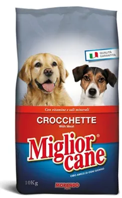 "MIGLIOR CANE Miglior cane crocchette manzo kg 10 sacco cibo per cani"