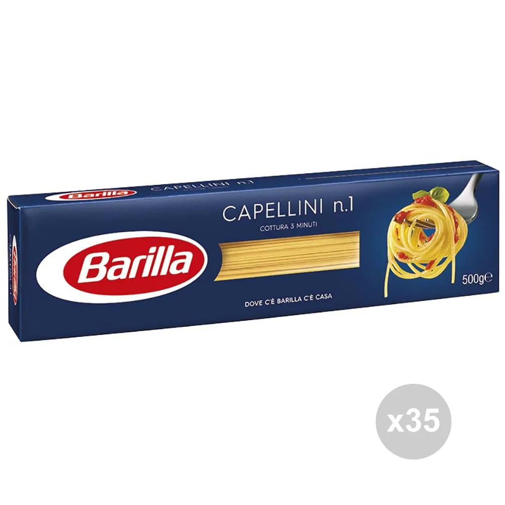 "Set 35 BARILLA Semola 01 capellini gr500 pasta italiana"
