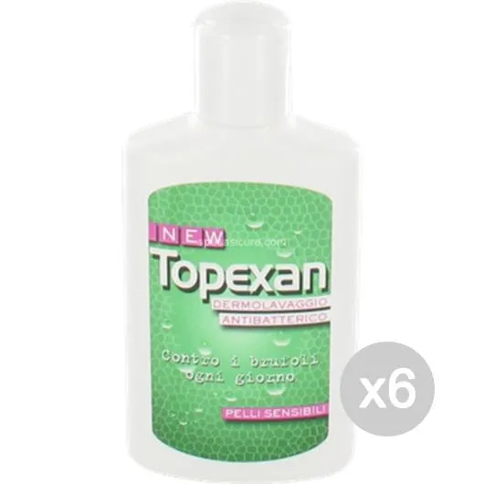 "Set 6 TOPEXAN Detergente Pelli Sensibili Ml 150 Cura E Pulizia Del Viso"