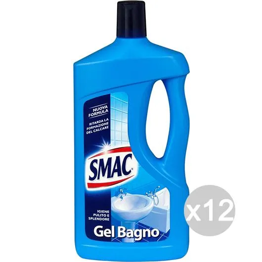 "Set 12 SMAC Bagno Gel Ml 850 Detersivi E Pulizia Della Casa"