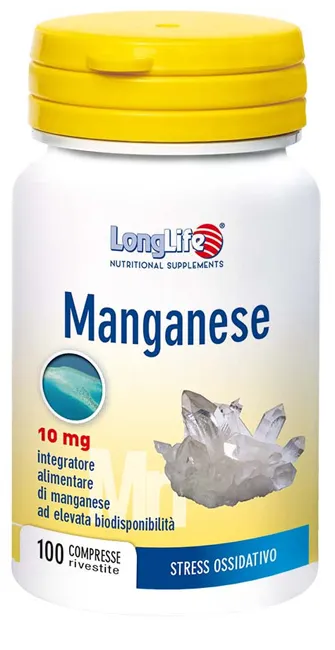 LONGLIFE MANGANESE 10mg100Cpr