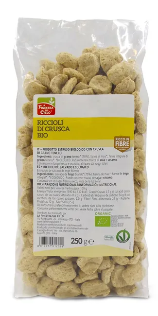 RICCIOLI CRUSCA 250G FINESTRA