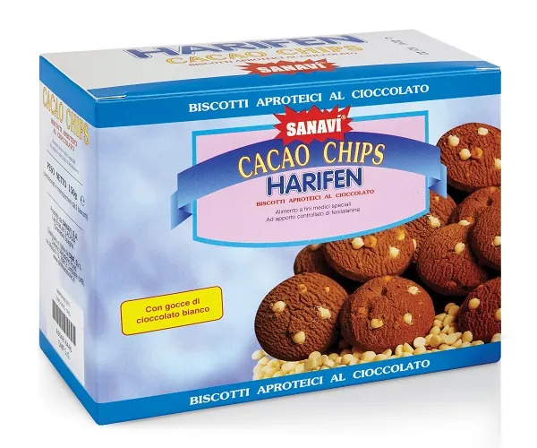 HARIFEN Chips Cacao Bianco150g