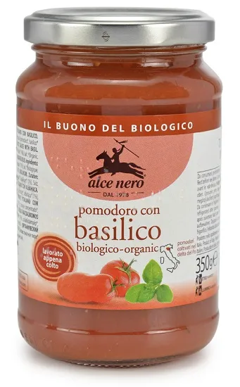 POMODORO C/BASILICO BIO350G ALCE