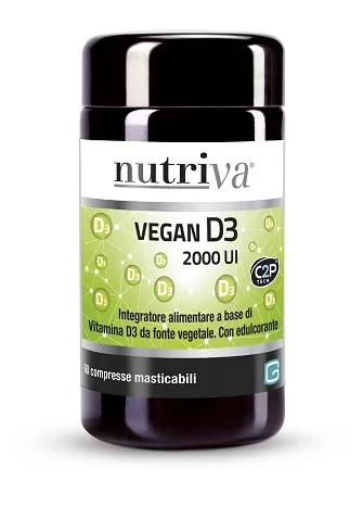 NUTRIVA Vegan D3 60 Cpr 2000UI