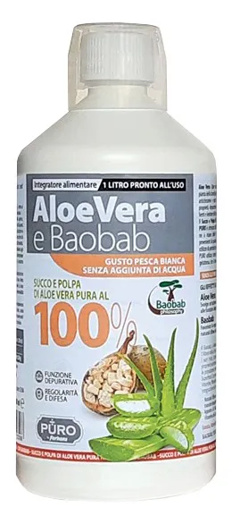 PURO AloeVera100%+Baobab Pesca