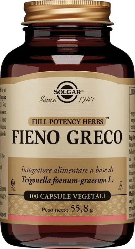 FIENO GRECO 100 Cps SOLGAR