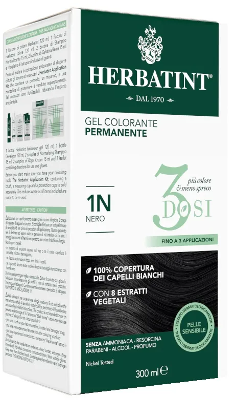 HERBATINT 3D Nero 300ml 1N