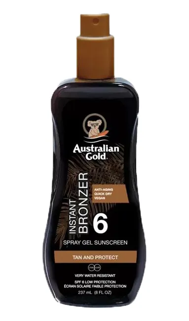 AUSTRALIAN GOLD SPF 6 SPRAY CON EFFETTO BRONZE 237 ML