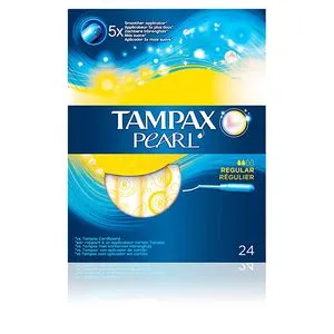 TAMPAX PEARL tampón regular 24 uds