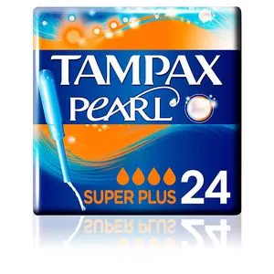 TAMPAX PEARL tampón super plus 24 uds