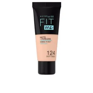 FIT ME MATTE+PORELESS foundation #124-soft sand