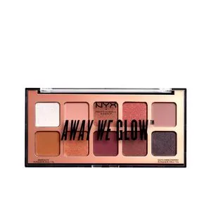 AWAY WE GLOW shadow palette #lovebeam 10x1