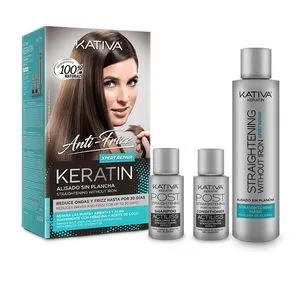 KERATIN ANTI-FRIZZ alisado sin plancha repara puntas 30 días