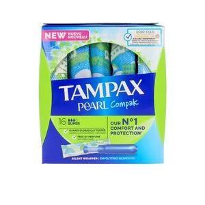 TAMPAX PEARL COMPAK tampón super 16 uds