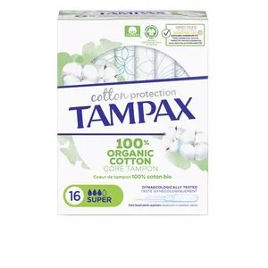 TAMPAX ORGANIC SUPER tampón 16 uds