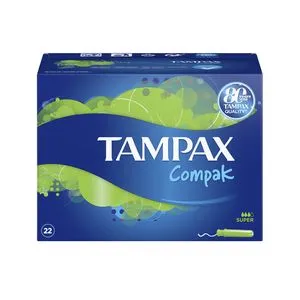 TAMPAX COMPAK tampón super 22 uds