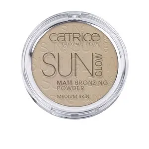 SUN GLOW MATT bronzing powder #030-medium bronze