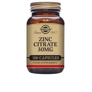 ZINC CITRATO 30 mg 100 cápsulas vegetales