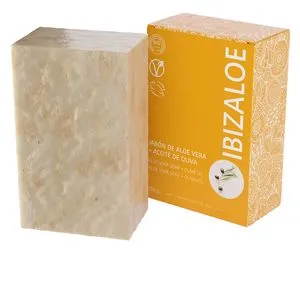 IBIZALOE jabón de Aloe Vera + Aceite de Oliva 100 g