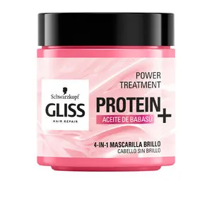 GLISS PROTEIN+ mascarilla cabello sin brillo 400 ml