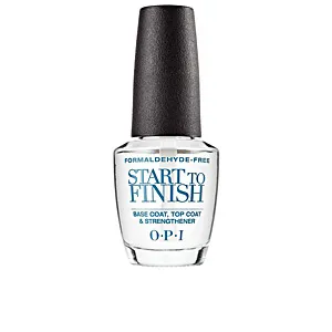 START TO FINISH base coat, top coat&strengthener 15 ml