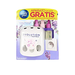 3VOLUTION ambientador aparato+recambio #lavanda 21 ml