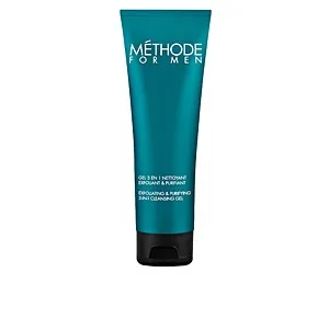 MÉTHODE FOR MEN Gel 3en1 Nettoyant Exfoliant&Purifiant 125 m