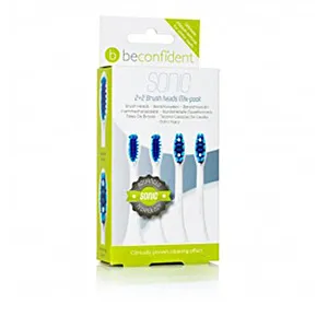 SONIC TOOTHBRUSH HEADS REGULAR/WHITENING WHITE cofanetto 4 pz