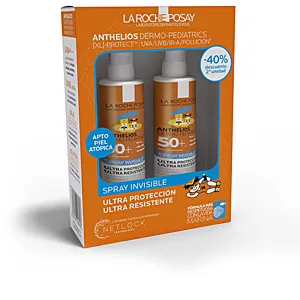 ANTHELIOS DUPLO DERMO-PEDIATRICS INVISIBLE SPF50+ cofanetto 2 pz